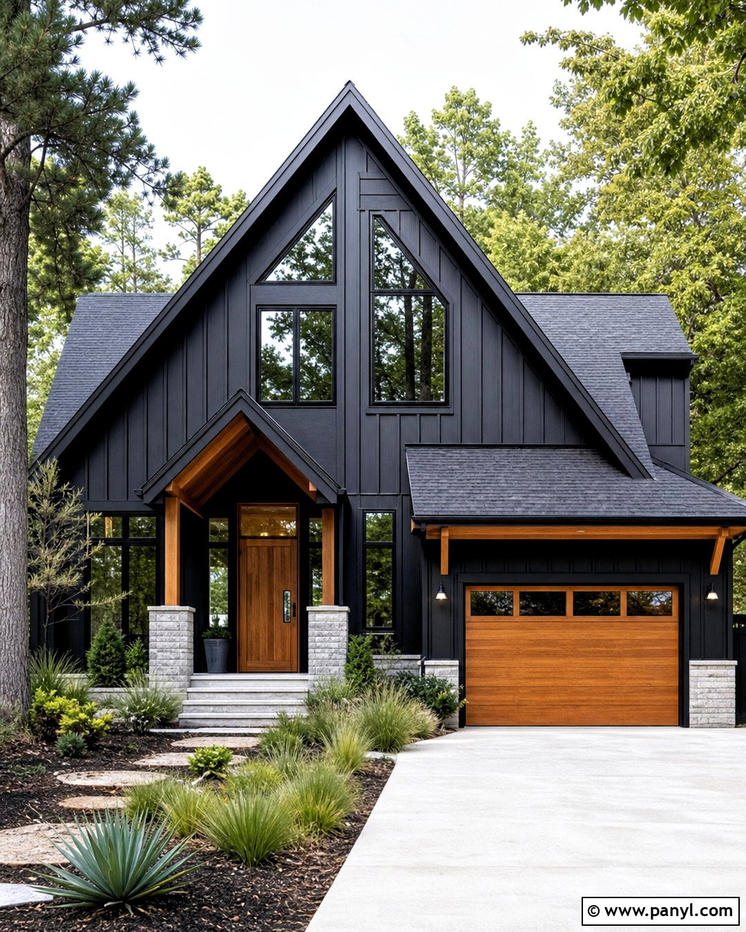 Black And Cedar Exterior Color Combination - 20 home outer colour combination ideas