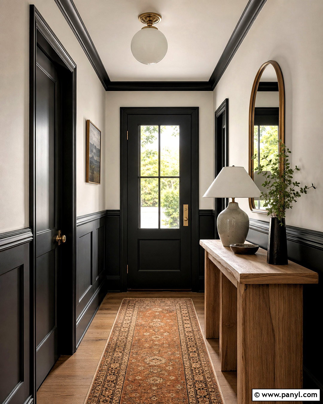 Black And Cream Entryway Wall Paint - 20 wall paint inspiration ideas