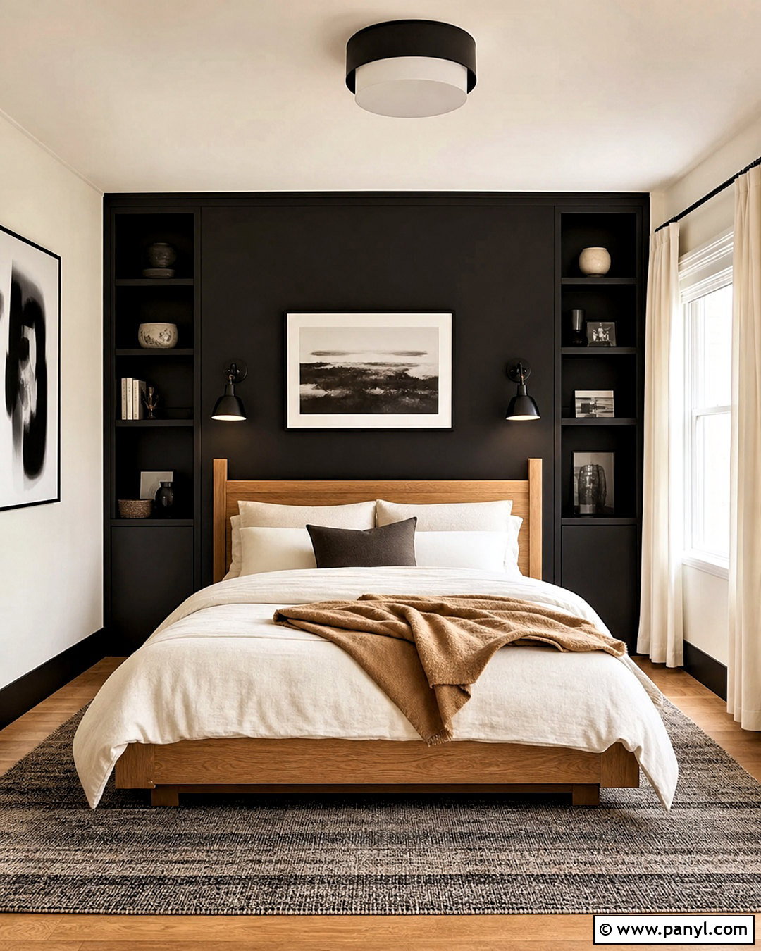 Black And Cream Small Bedroom - 20 small bedroom colour ideas