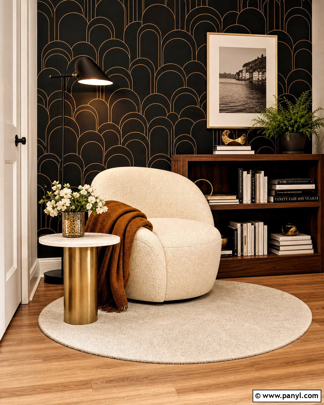 Black And Gold Arch Wallpaper - 20 wallpaper black and gold ideas