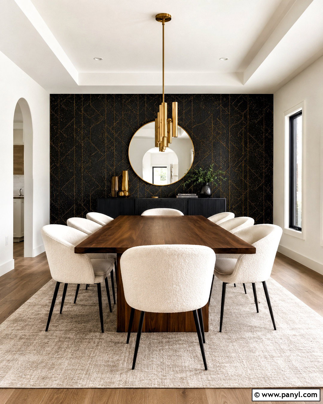 20 Black Sparkly Wallpaper Ideas for Glamorous Modern Rooms