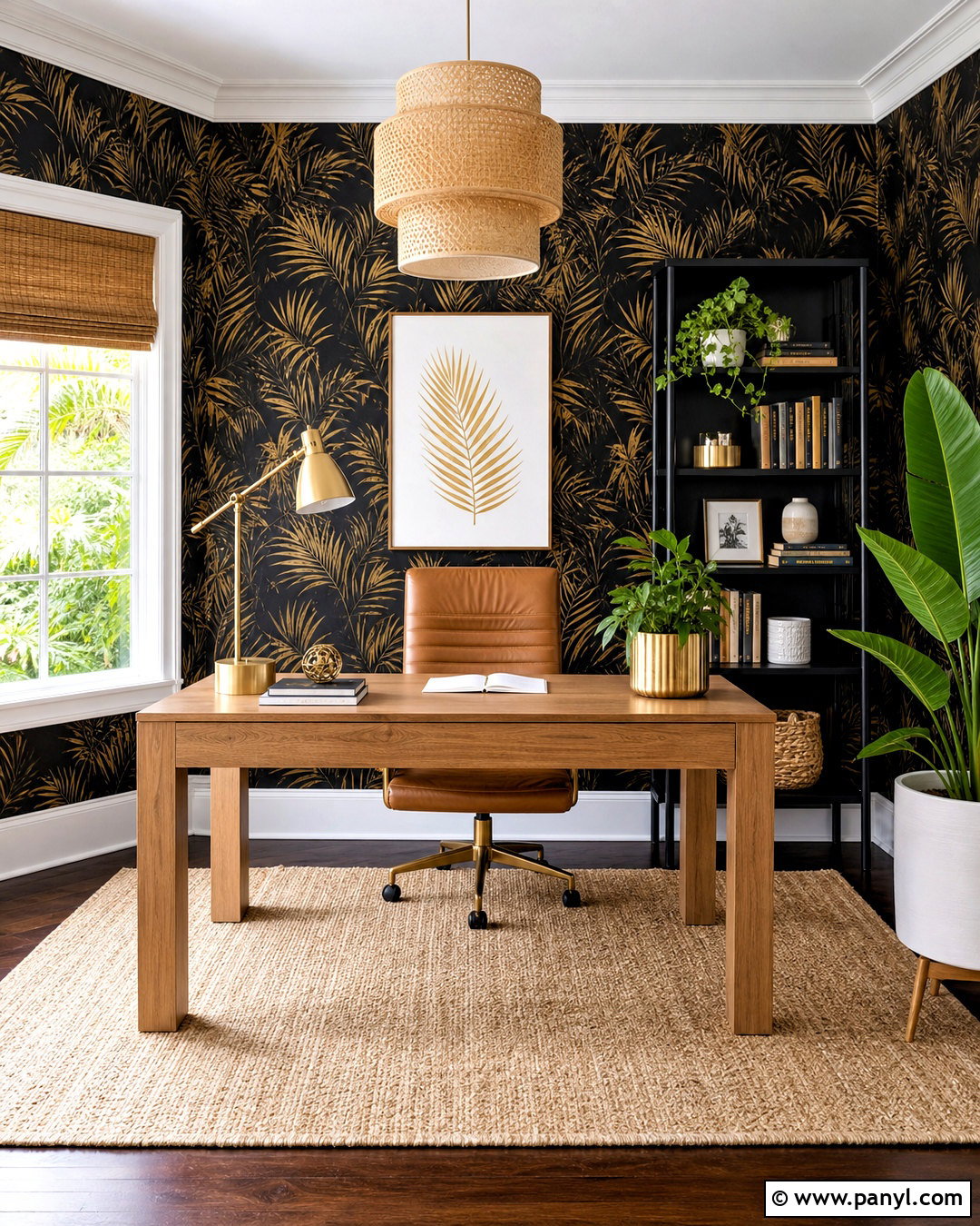 Black And Gold Tropical Wallpaper - 20 wallpaper black and gold ideas