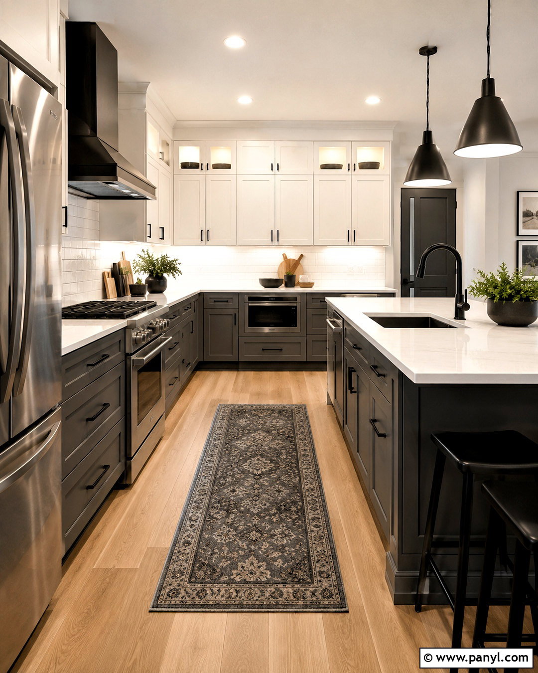 Black And Gray Kitchen - 20 colors that compliment gray ideas