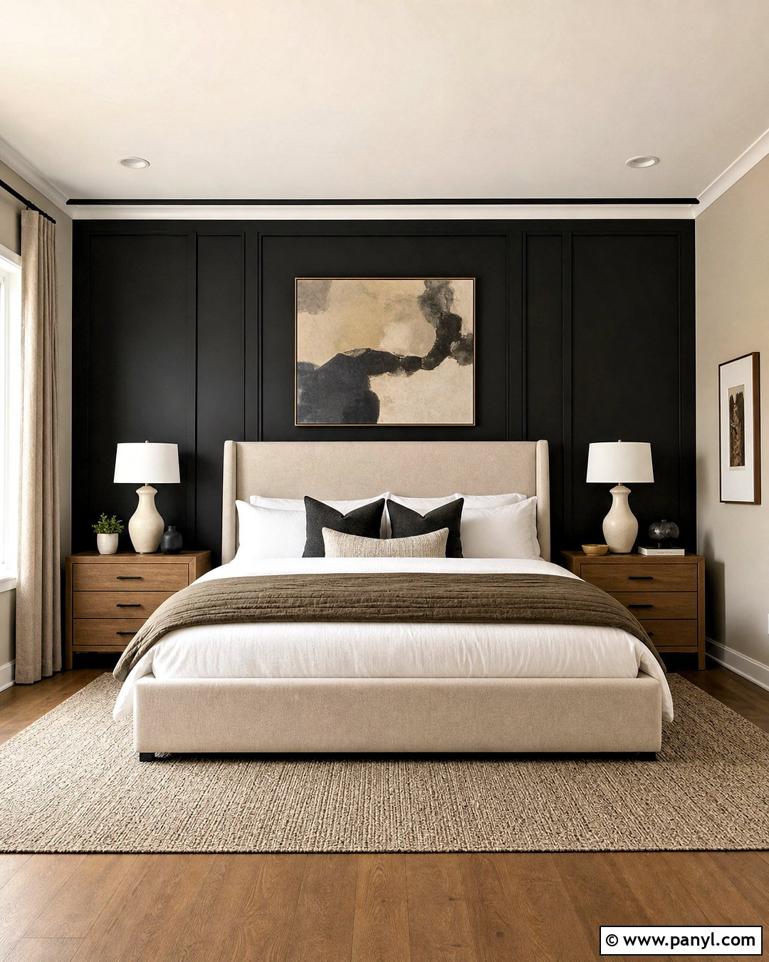 Black And Greige Bedroom Walls - 20 two color bedroom walls