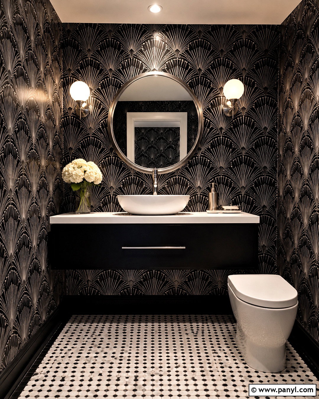 20 Black Silver Wallpaper Ideas for Sleek, Glamorous Rooms