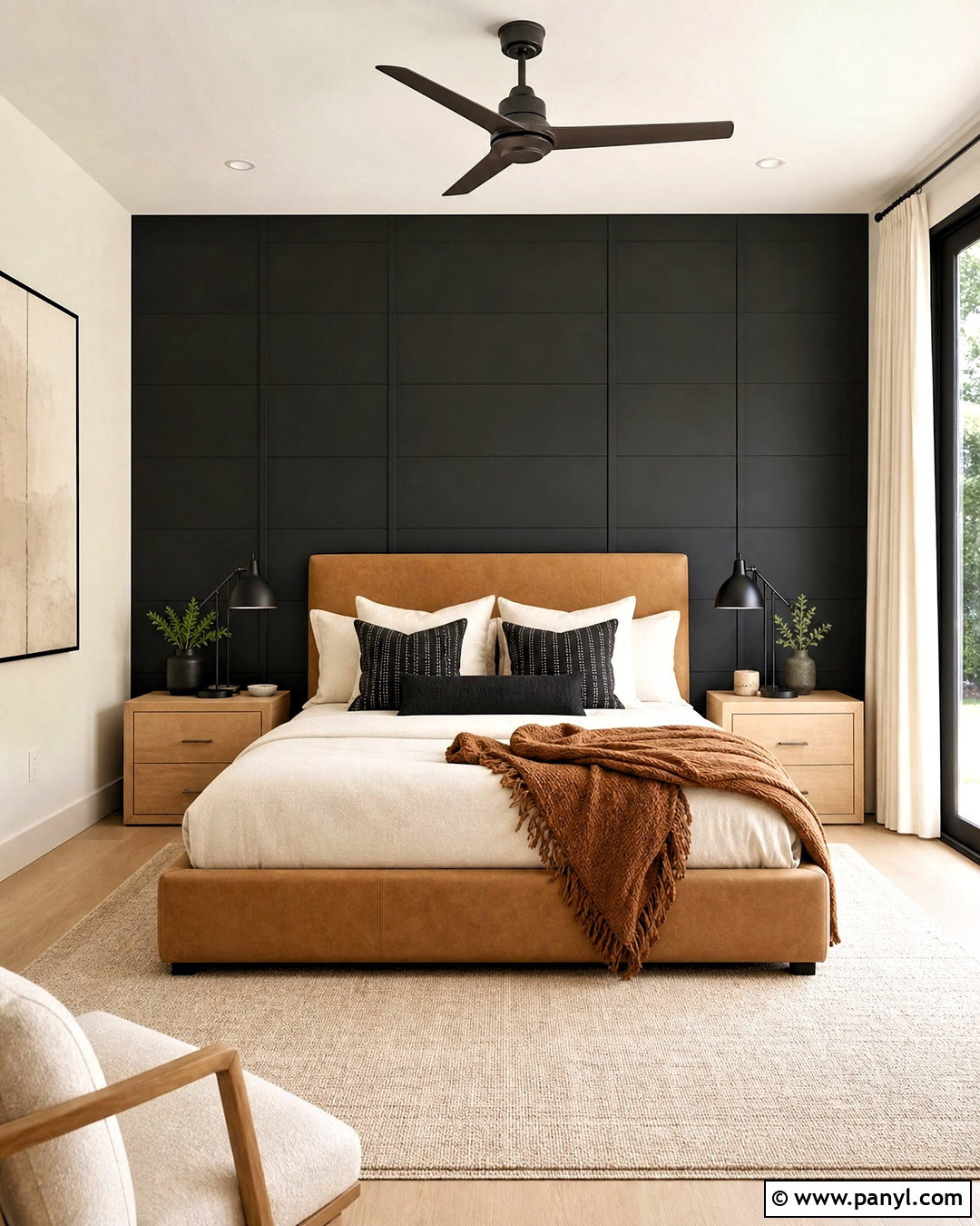 Black And Tan Bedroom - 20 bedroom color combination ideas