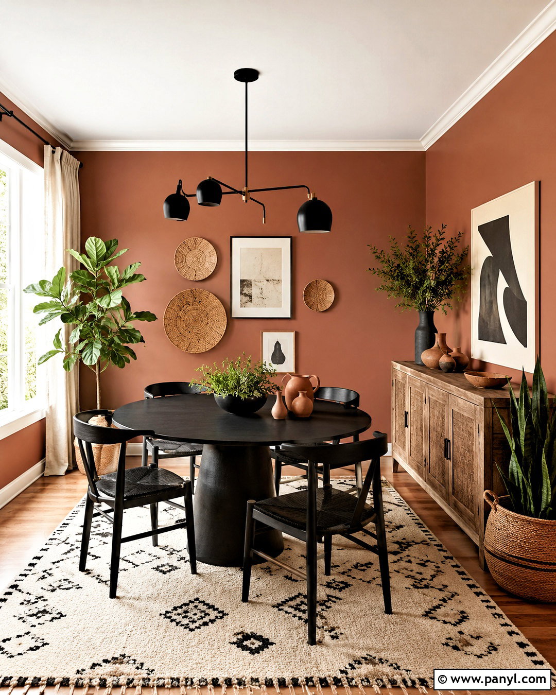 Black And Terracotta Bohemian Color Scheme - 20 bohemian color scheme ideas