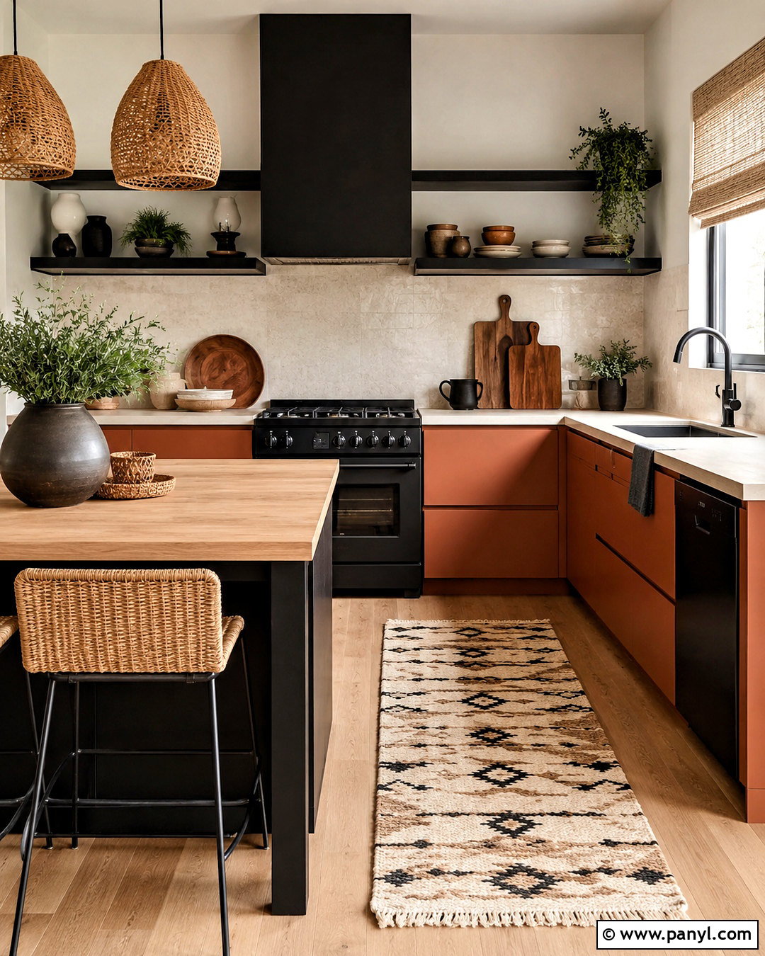 Black And Terracotta Boho Color Palette - 20 boho colour palette ideas