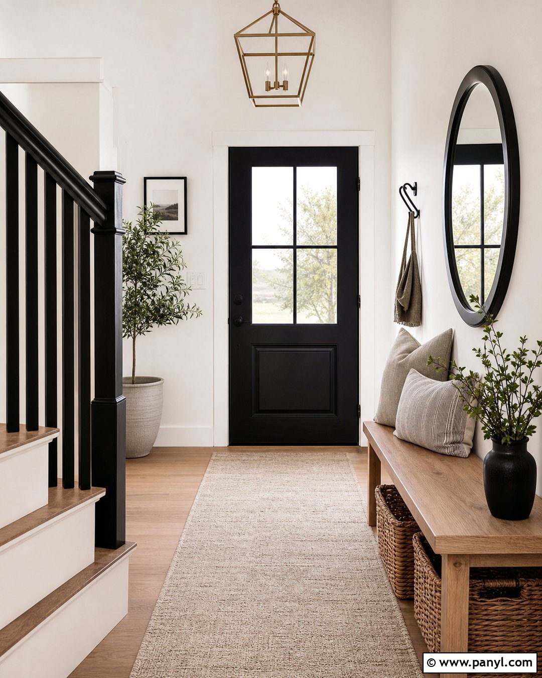 Black And Warm White Interior Colour Combination - 20 Interior House Colour Combination Ideas