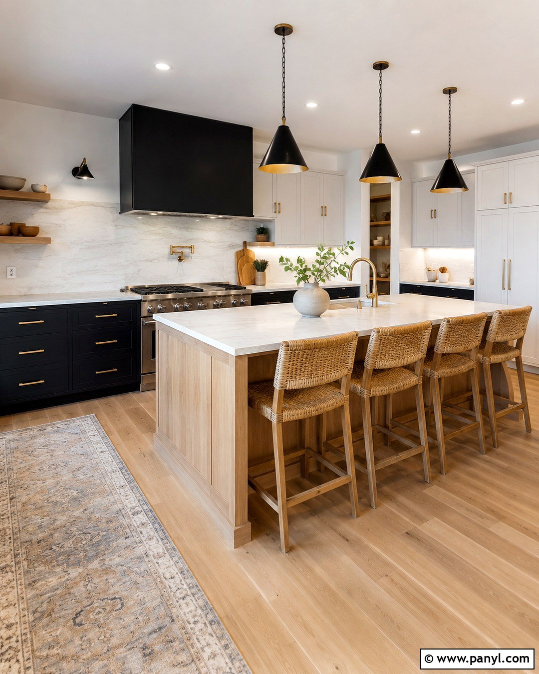 Black And Warm White Wall Color Combination - 20 Interior Wall Color Combination Ideas