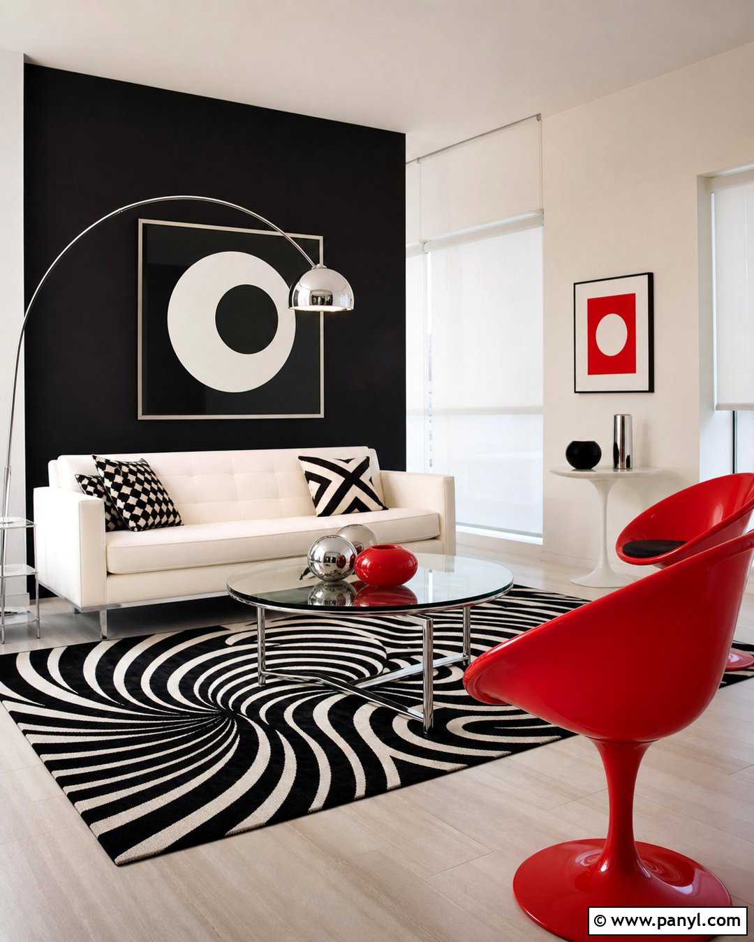 Black And White 60s Wall Color - 20 60S Wall Color ideas