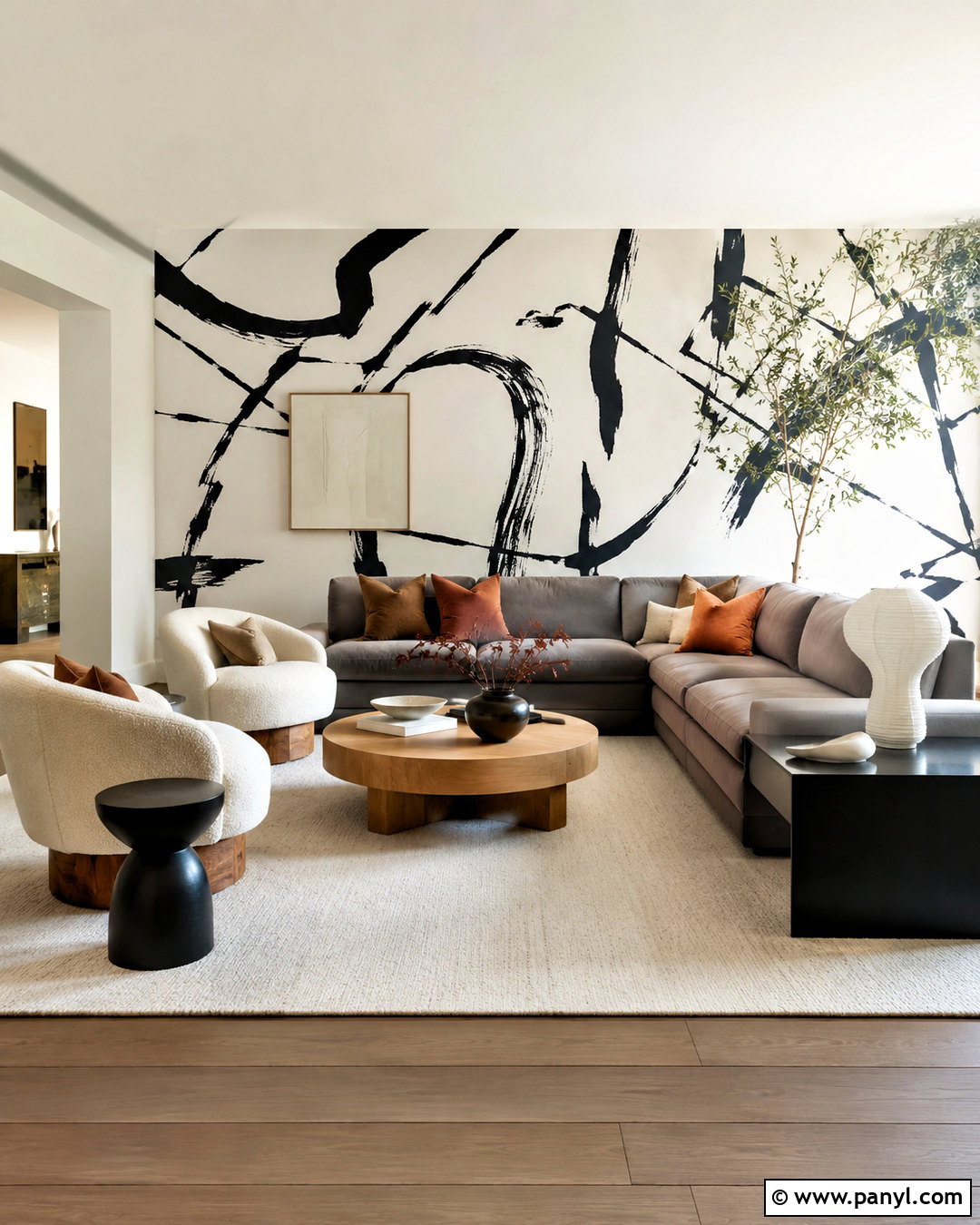 Black And White Abstract Wallpaper - 20 black and white pattern wallpaper ideas