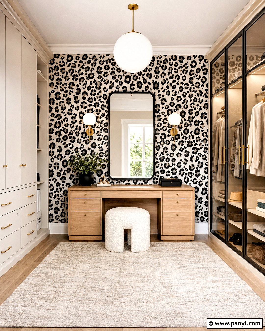 Black And White Animal Print Wallpaper Accent Wall - 20 black and white wallpaper accent wall ideas