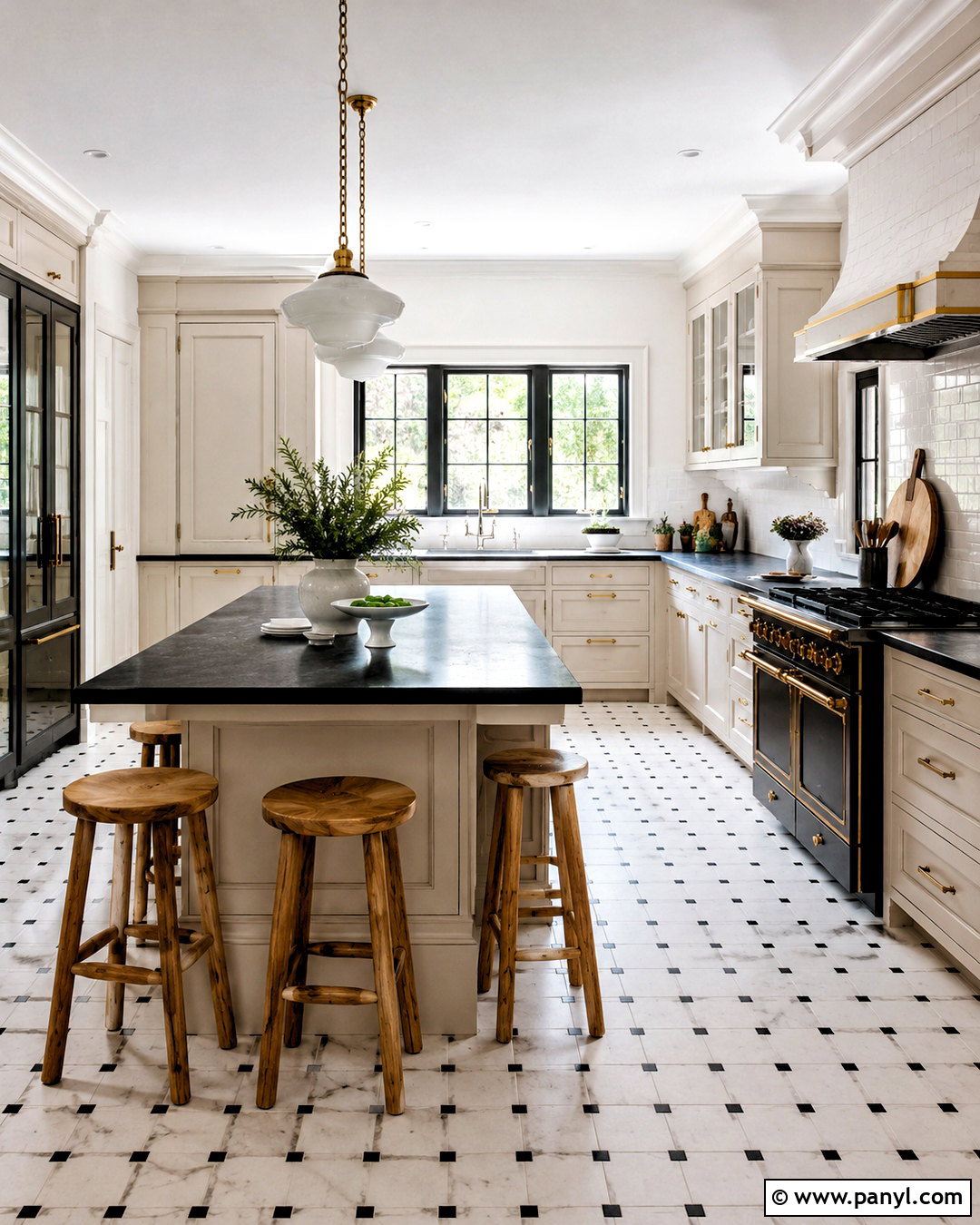 Black And White Basketweave Kitchen Floor - 20 black and white geometric pattern ideas