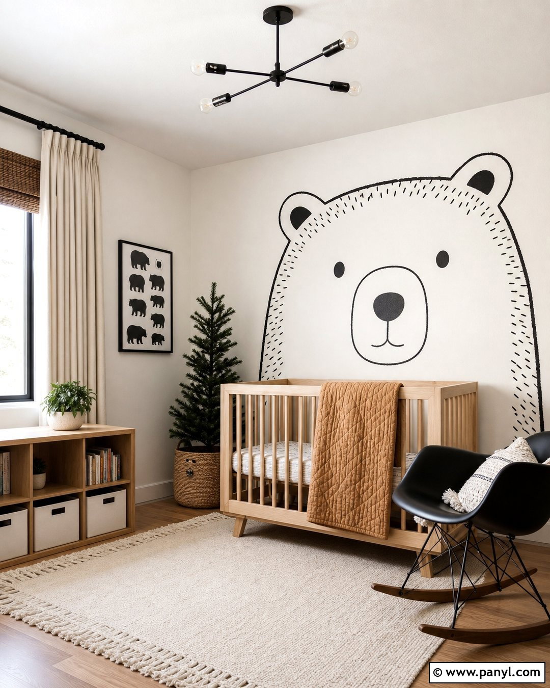 Black And White Bear Wall Paint - 20 Bear Wall Paint Ideas