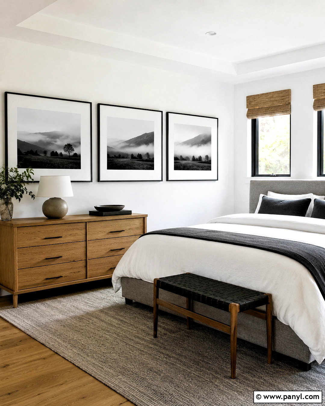Black And White Bedroom Photo Wall - 20 black and white wall decor ideas