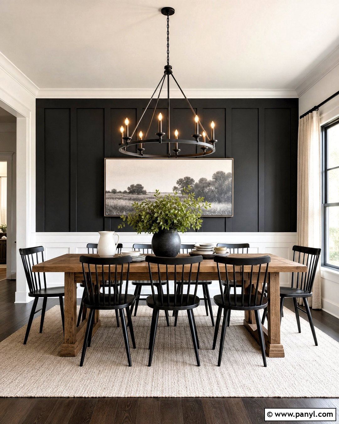 Black And White Board And Batten Wall - 20 black and white wall design ideas