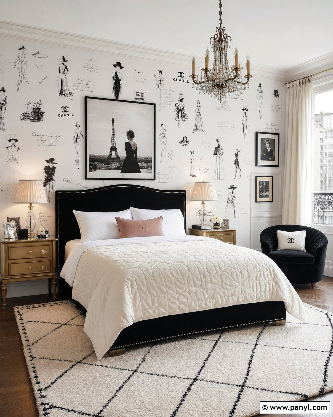 Black And White Chanel Wallpaper Bedroom - 35 chanel wallpaper vintage ideas