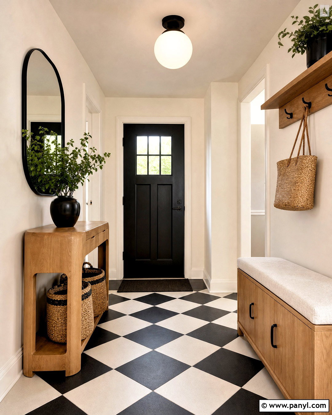 Black And White Checkerboard Floor Tile - 20 floor tile design modern ideas