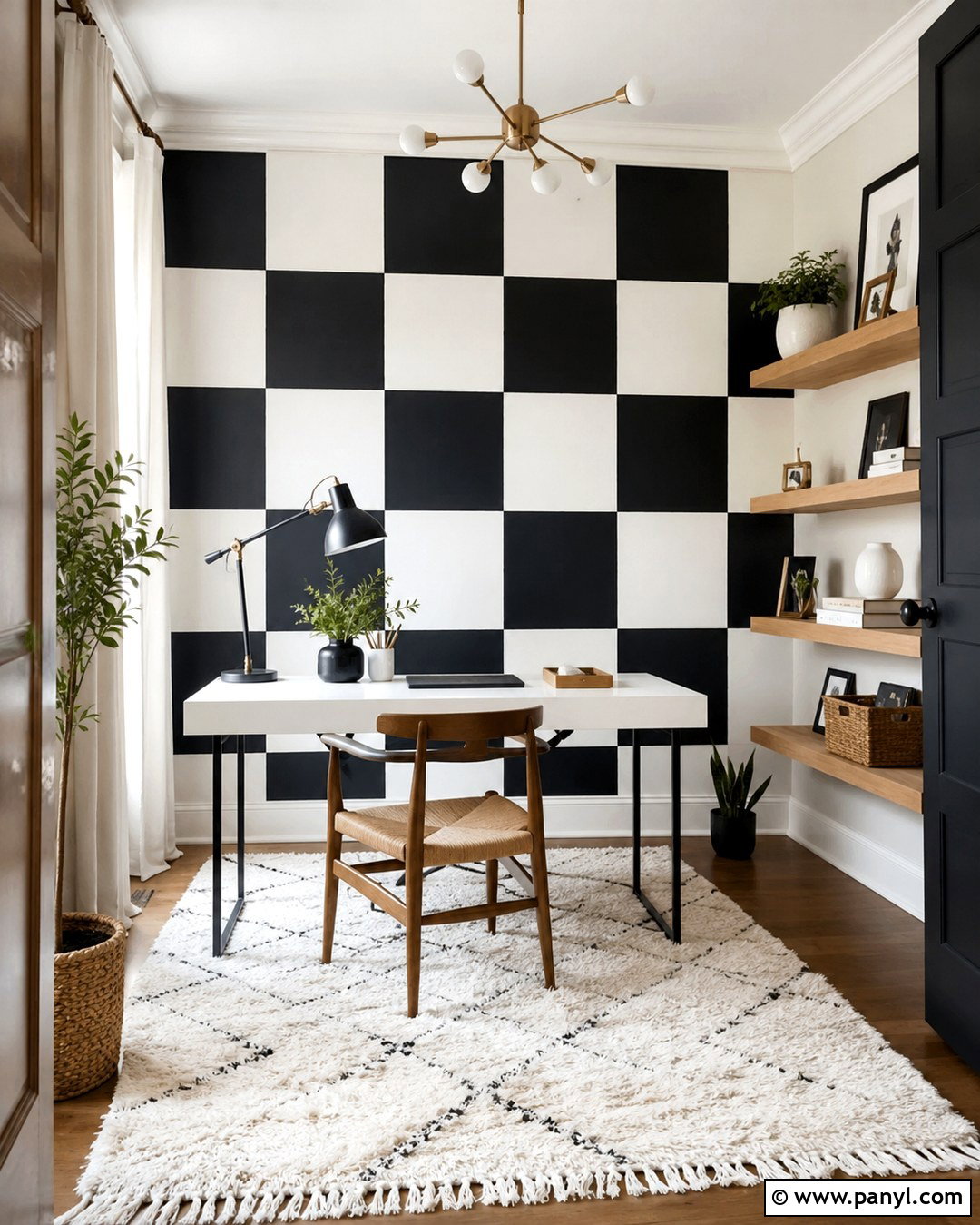 Black And White Checkerboard Wall Pattern - 20 Black And White Wall Pattern Ideas