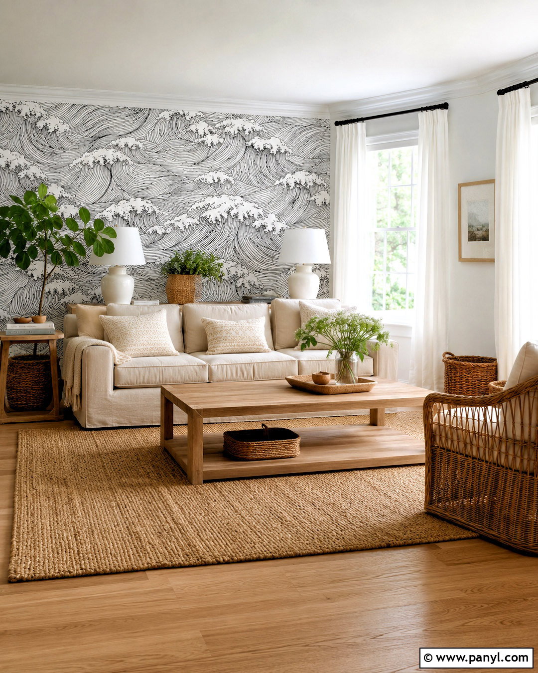 Black And White Coastal Wallpaper - 20 black white wallpaper ideas
