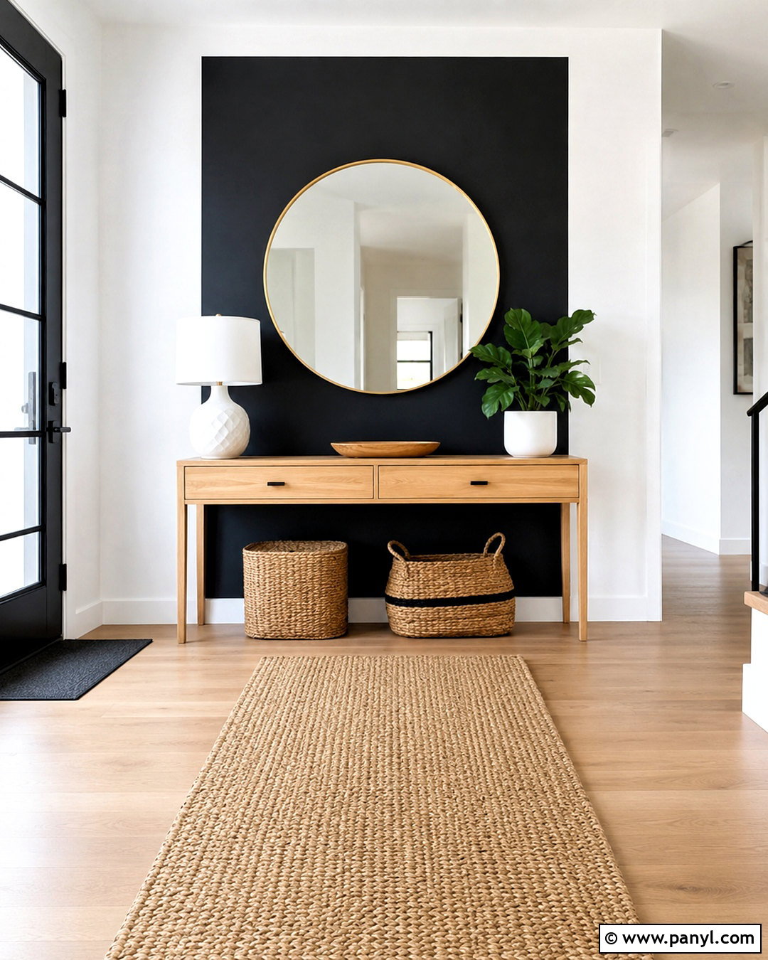 Black And White Color Block Wall - 20 colour block walls