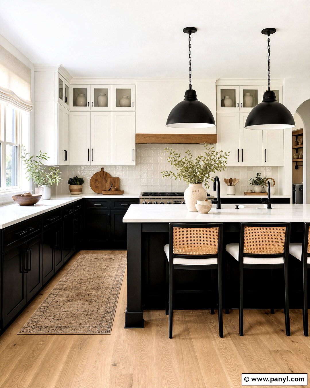 Black And White Farmhouse Kitchen - 20 farmhouse kitchen color scheme ideas