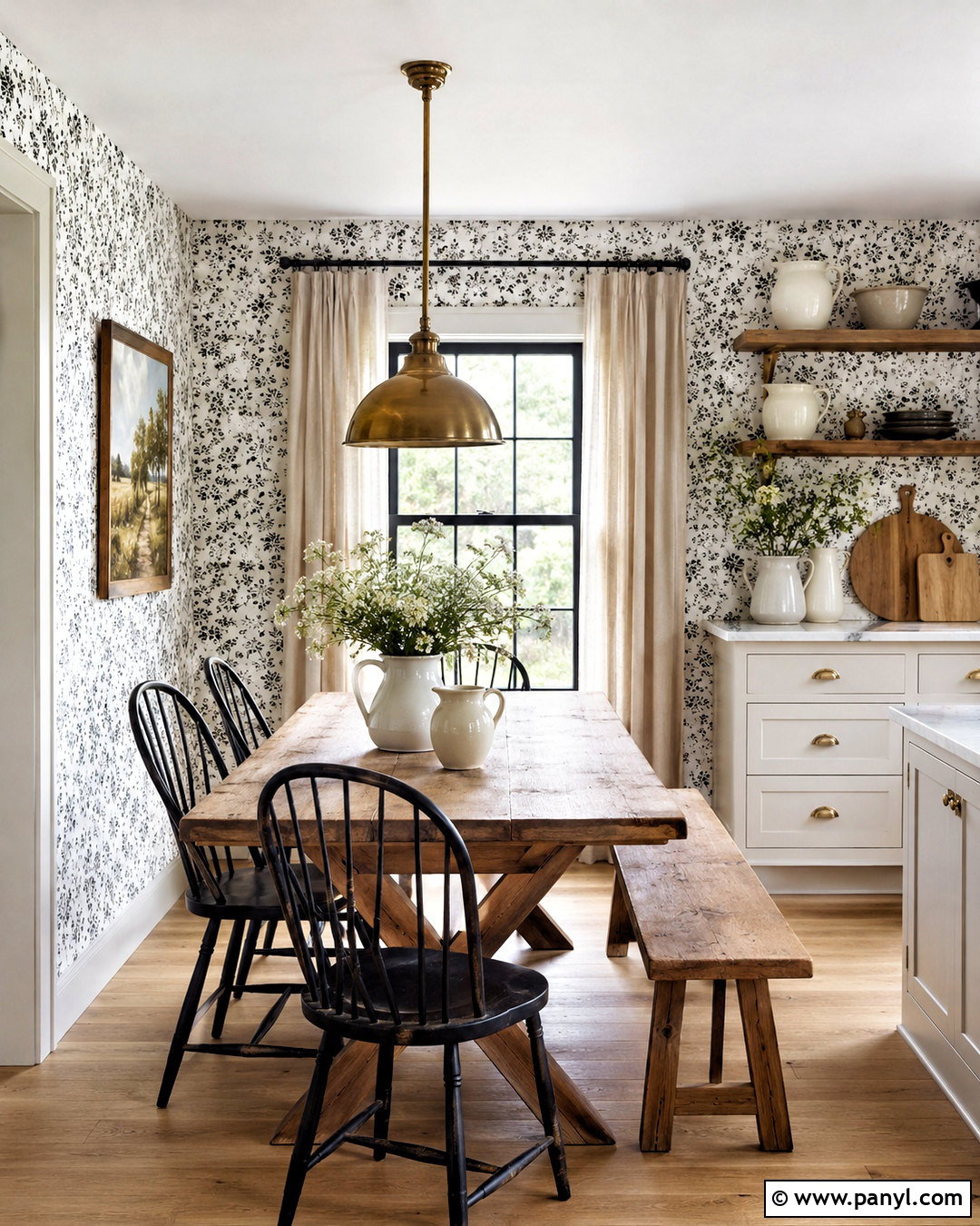 Black And White Farmhouse Wallpaper - 20 black white wallpaper ideas