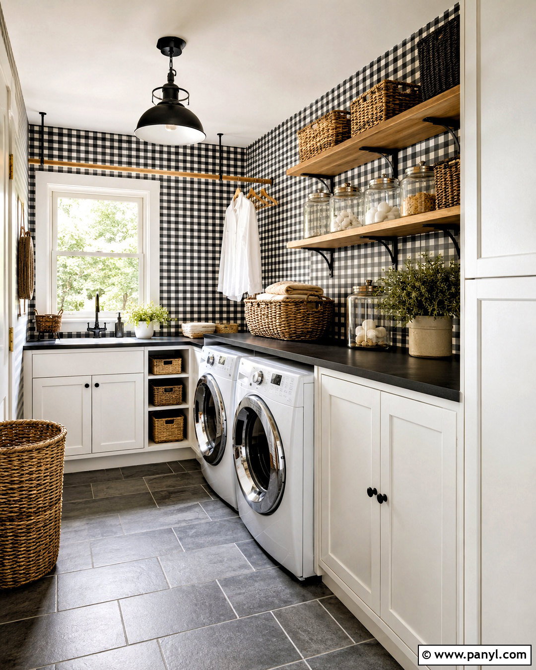 Black And White Gingham Wallpaper - 20 black and white pattern wallpaper ideas