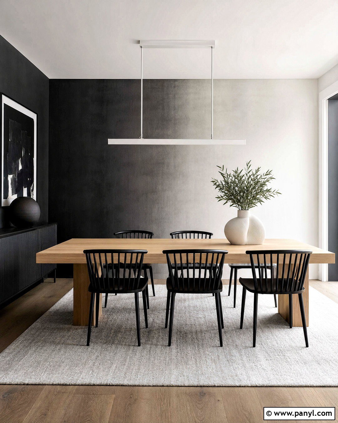 Black And White Gradient Wall - 20 gradient wall ideas