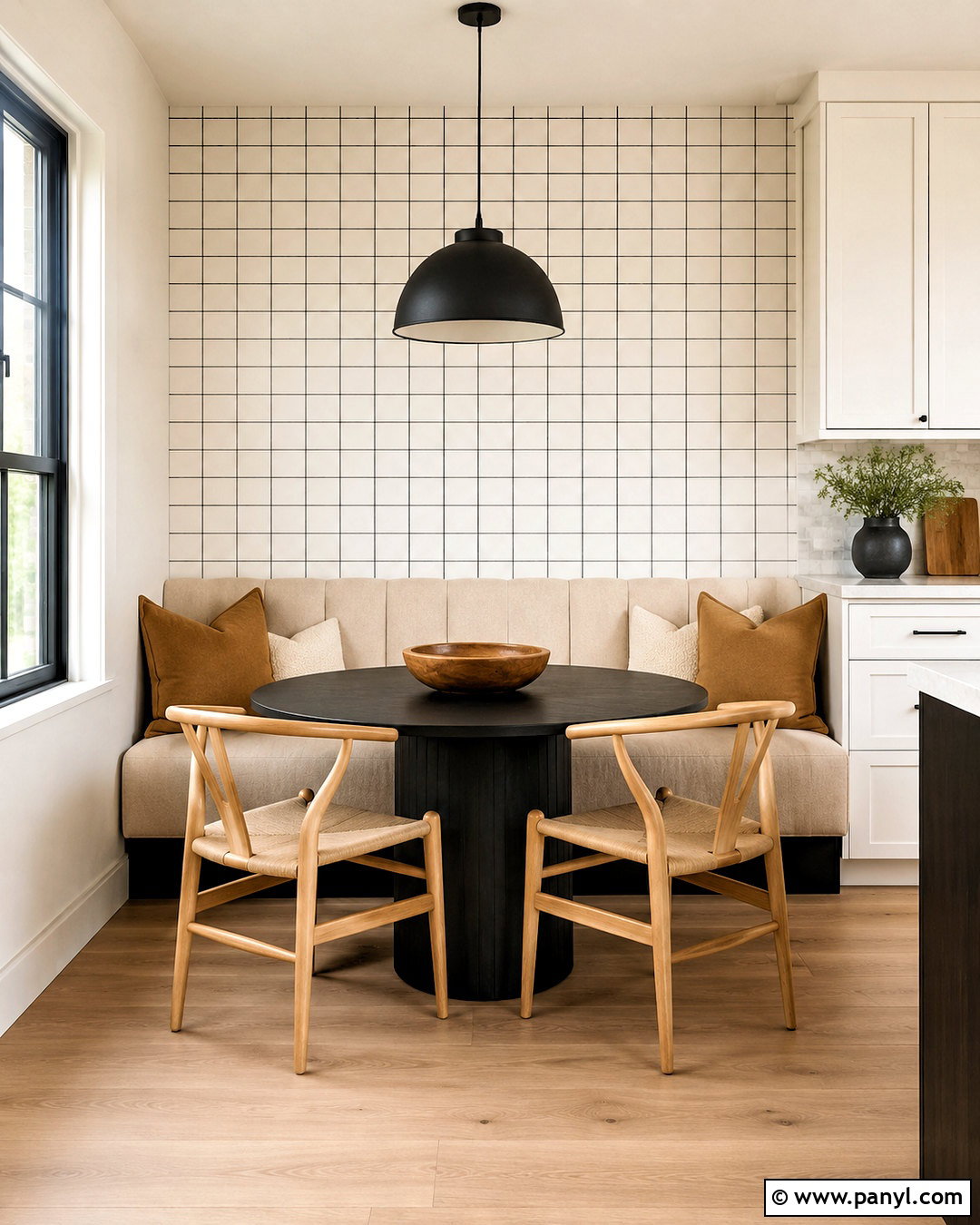 Black And White Grid Wallpaper Accent Wall - 20 black and white wallpaper accent wall ideas