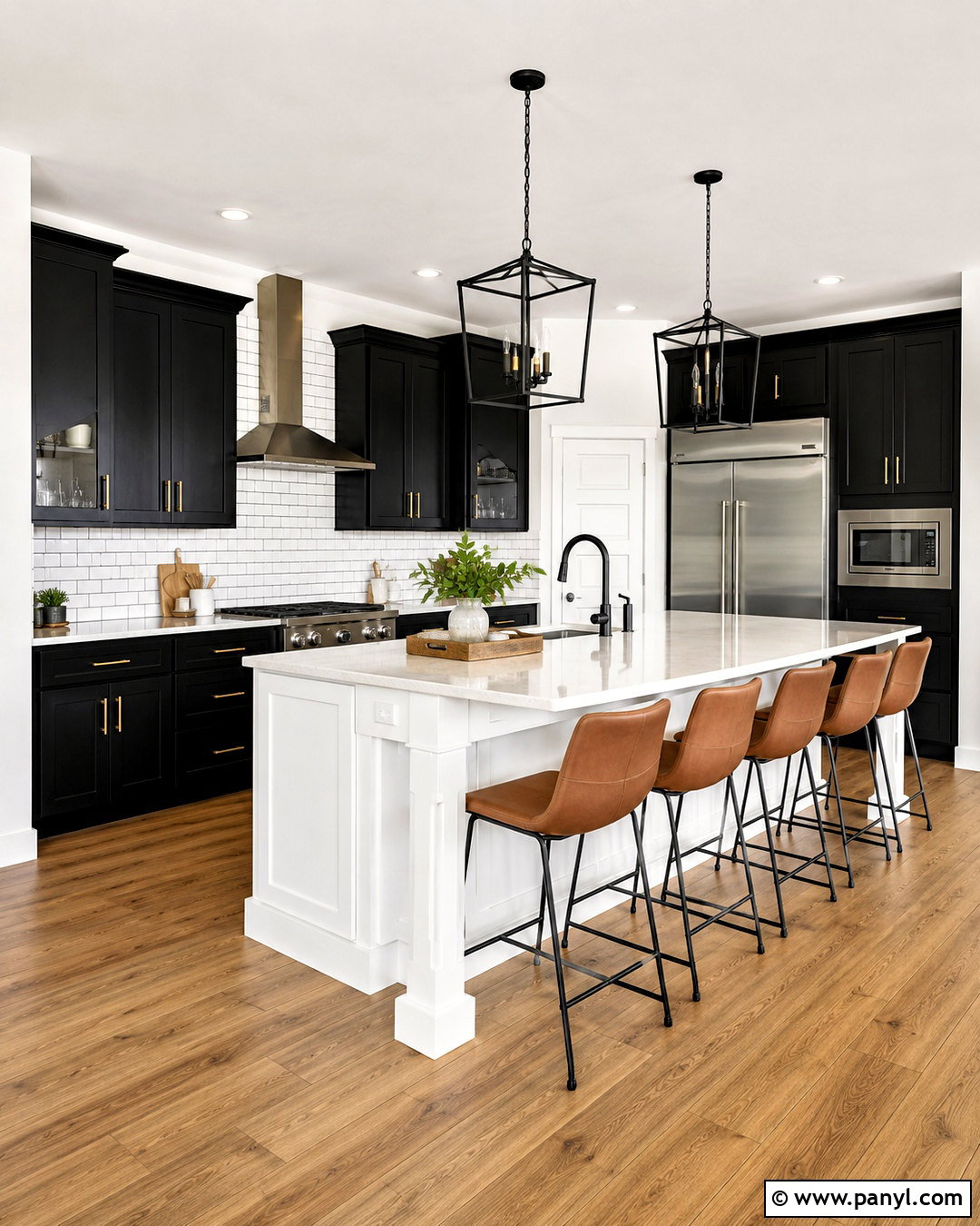 Black And White Kitchen - 20 black kitchen inspiration ideas