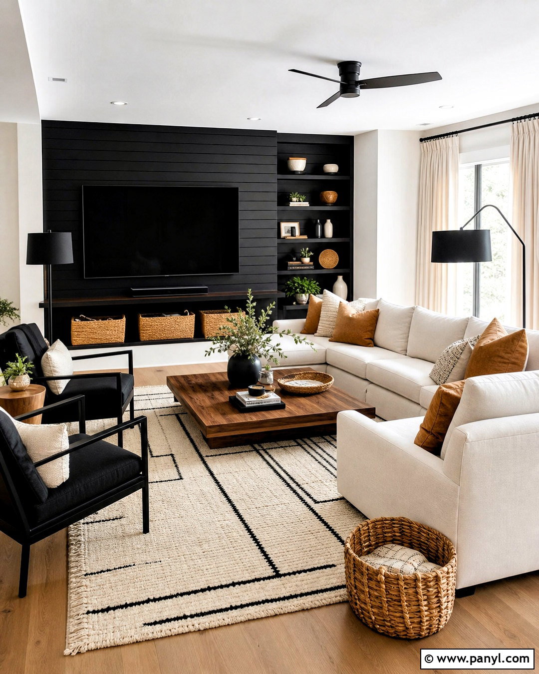 Black And White Living Room - 20 asian paints royale living rooms colour ideas