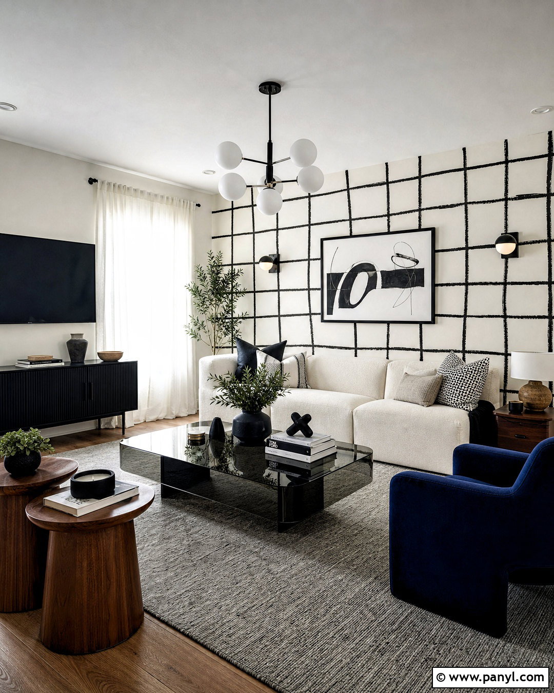 Black And White Living Room Wallpaper - 20 wallpaper for living room modern ideas