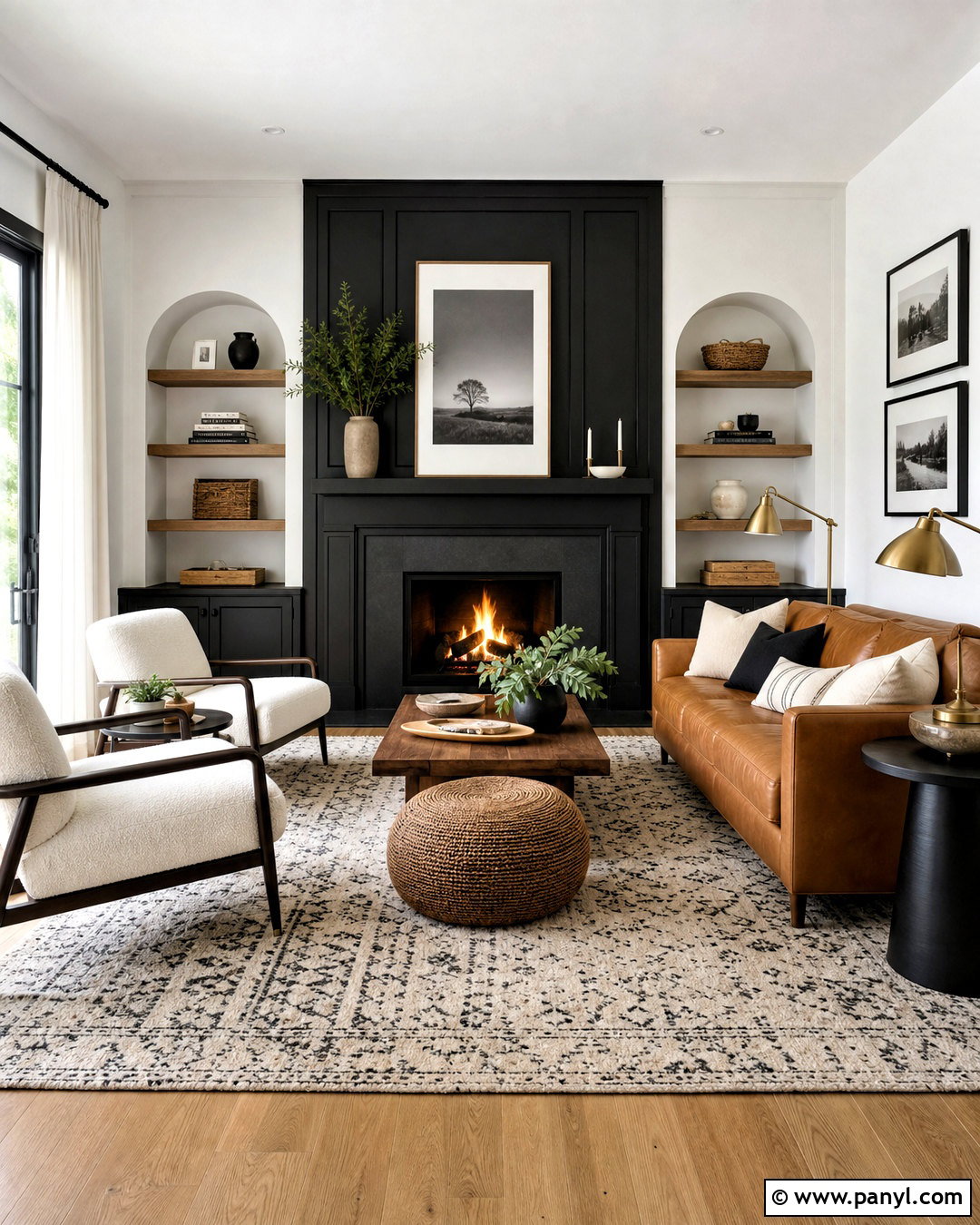 Black And White Living Room Walls - 20 wall colour combinations living rooms