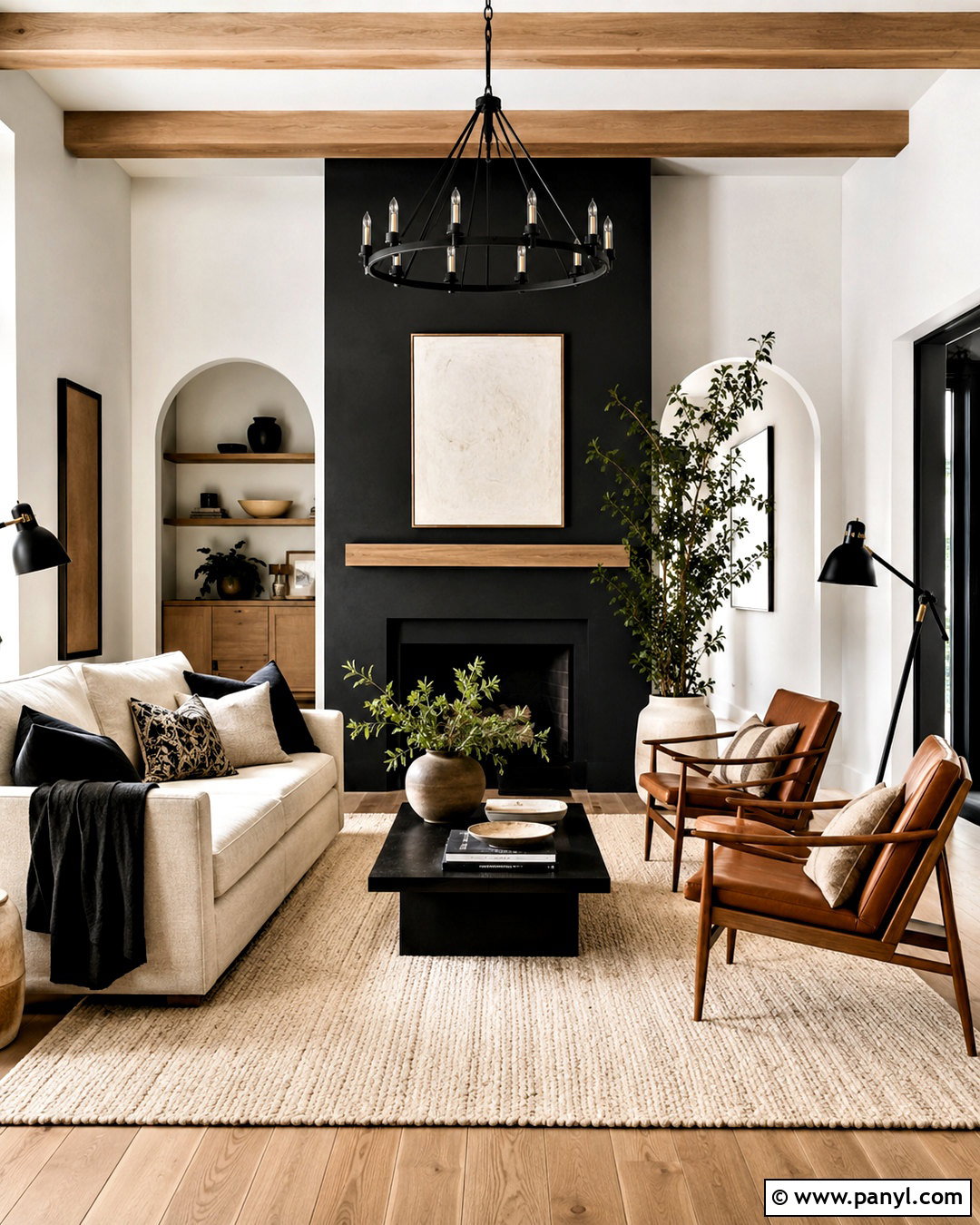 Black And White Living Room - 35 wall color combinations living rooms