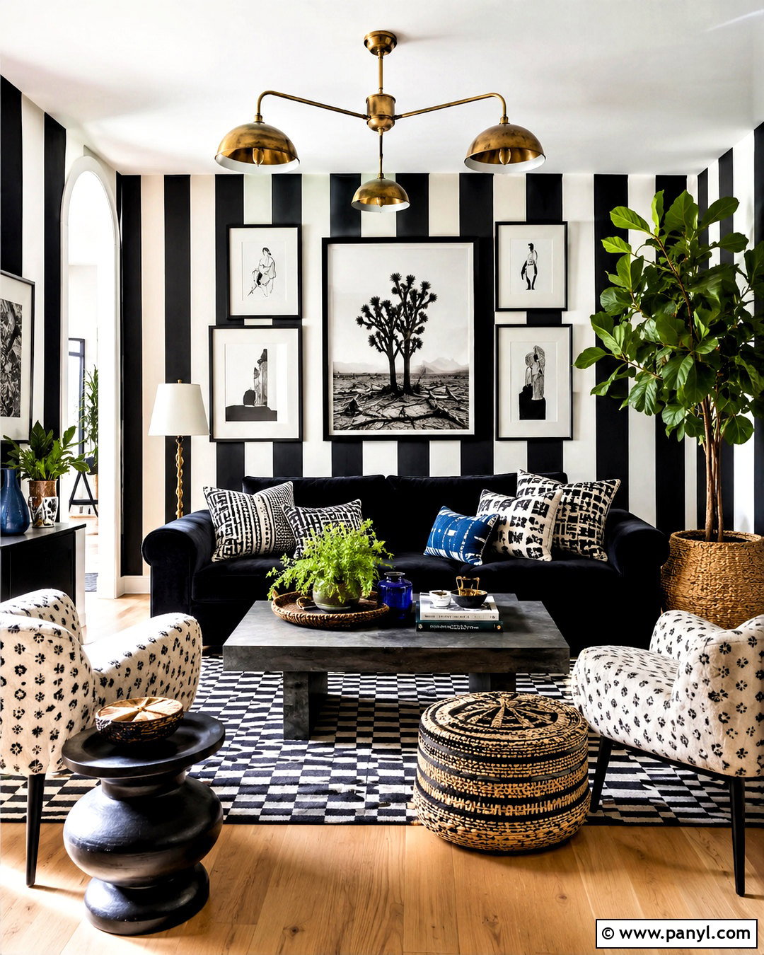 Black And White Maximalist Living Room - 20 maximalist interior living room ideas
