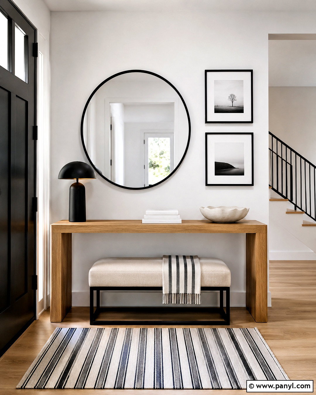 Black And White Mirror Wall Decor - 20 black and white wall decor ideas