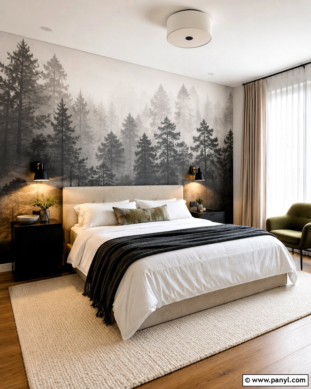 Black And White Mural Wallpaper - 20 black and white pattern wallpaper ideas