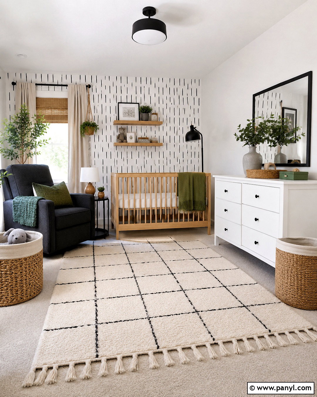 Black And White Nursery Room - 20 nursery room design ideas