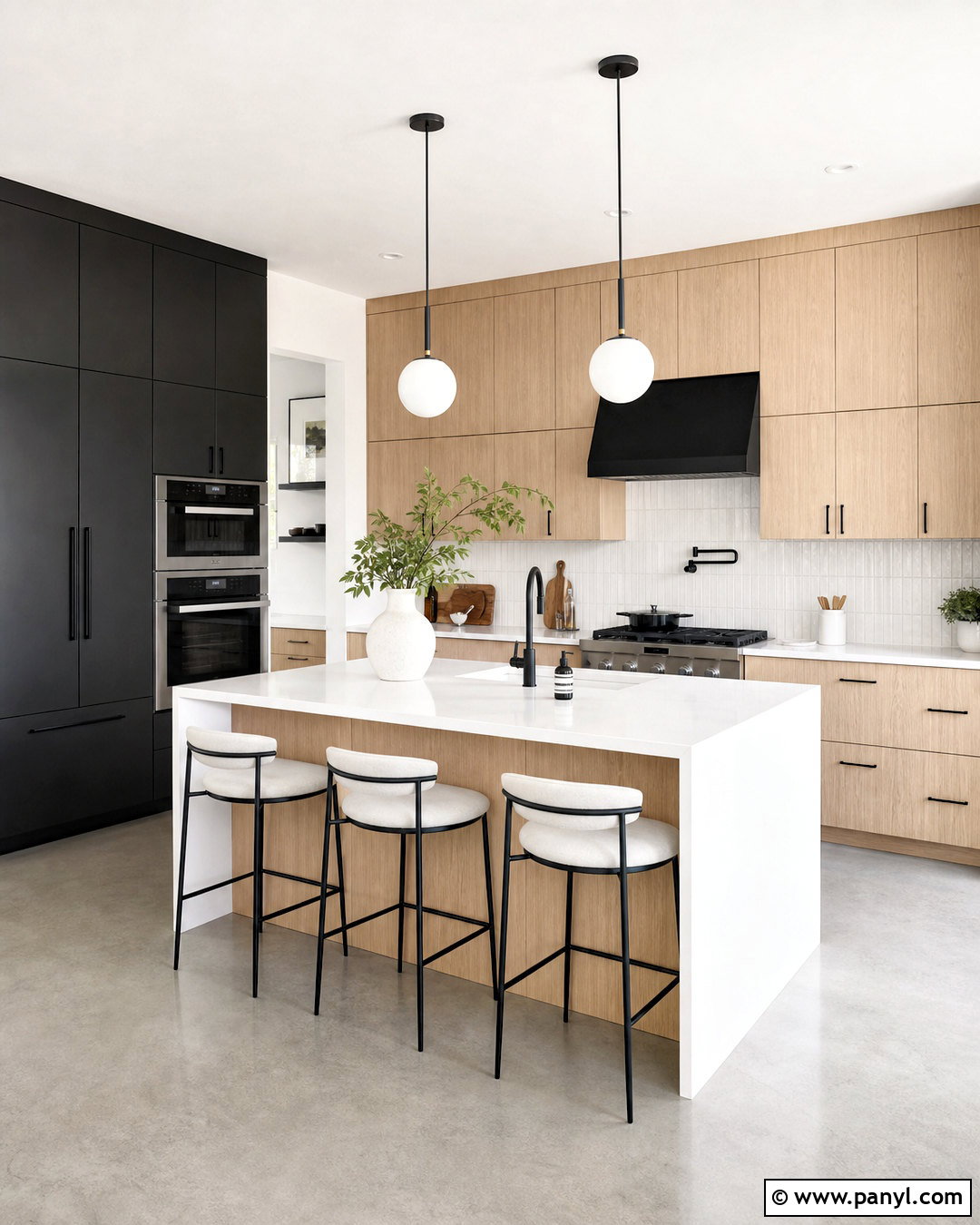 Black And White Oak Kitchen Cabinets - 20 kitchen cabinets colour combinations