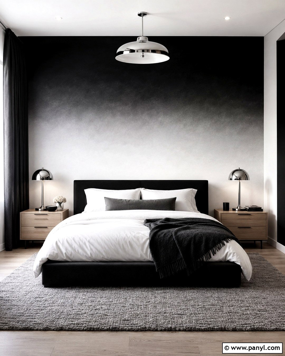 Black And White Ombre Wall Bedroom - 20 How To Paint An Ombre Wall Ideas
