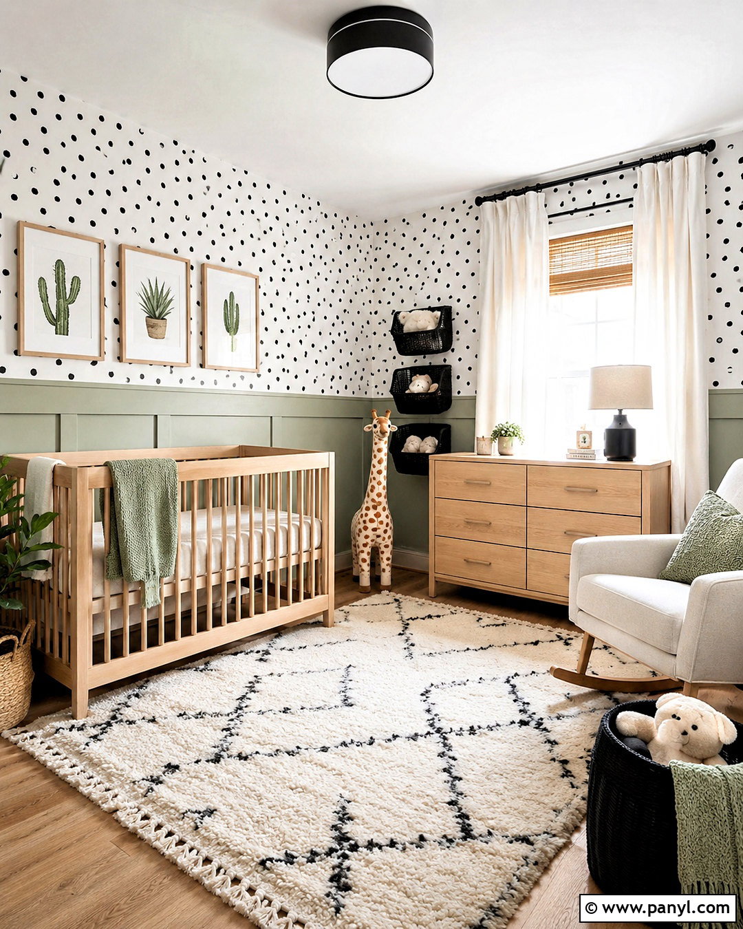 Black And White Polka Dot Nursery - 20 black and white pattern design ideas