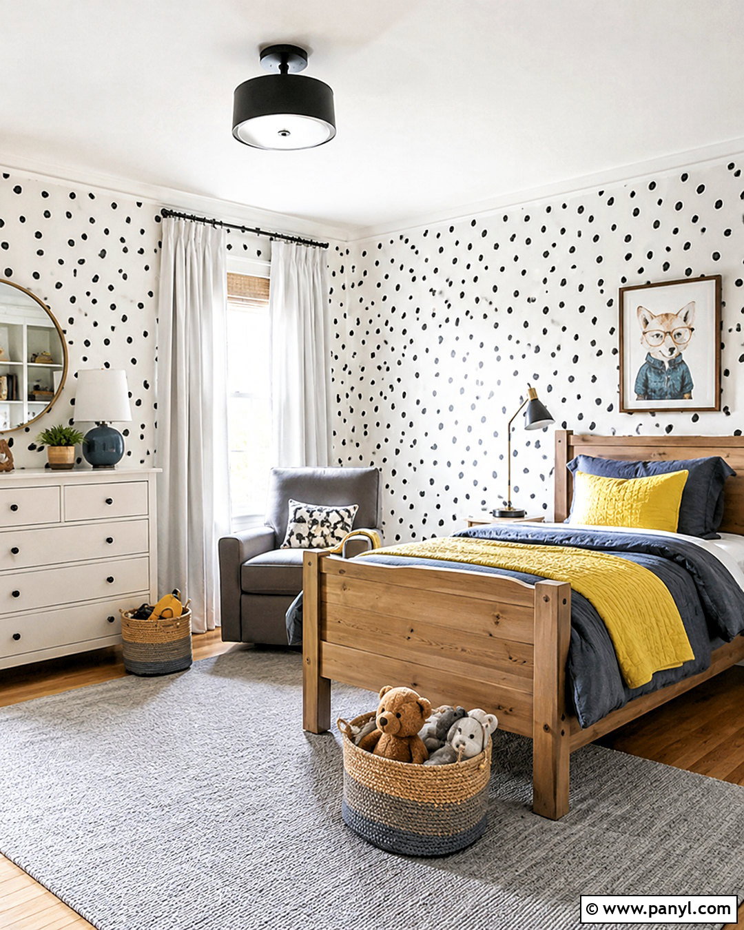 Black And White Polka Dot Wallpaper - 20 black and white pattern wallpaper ideas