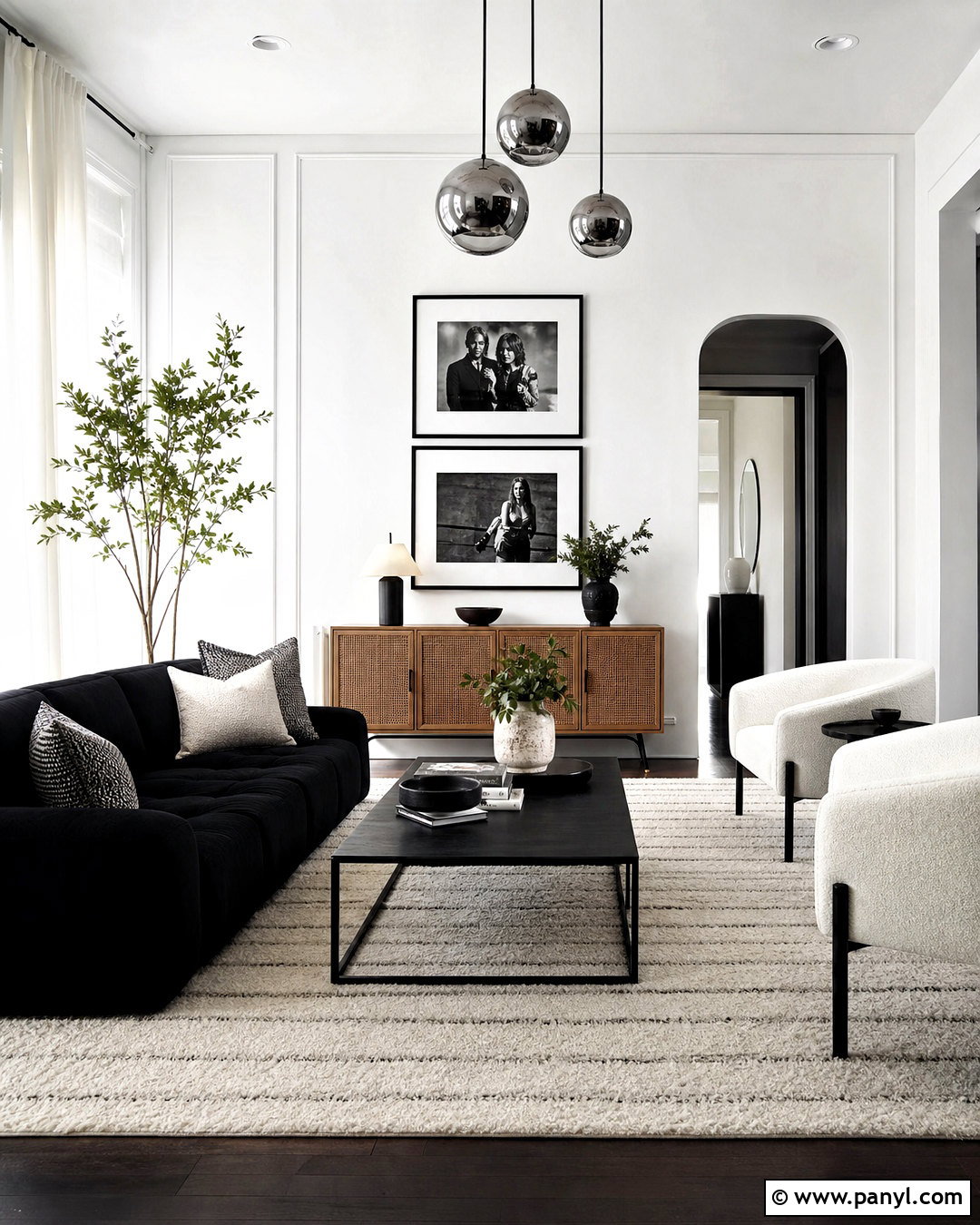 Black And White Room With Black Furniture - 20 room with black furniture ideas