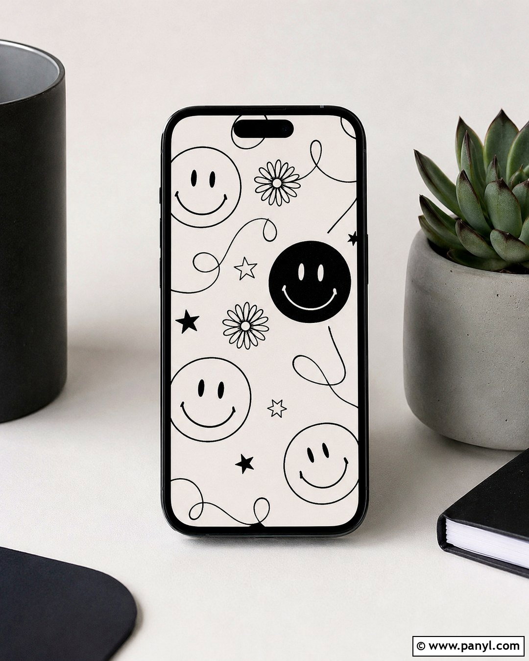 Black And White Smile Wallpaper - 20 Smile And Be Happy Wallpaper Ideas
