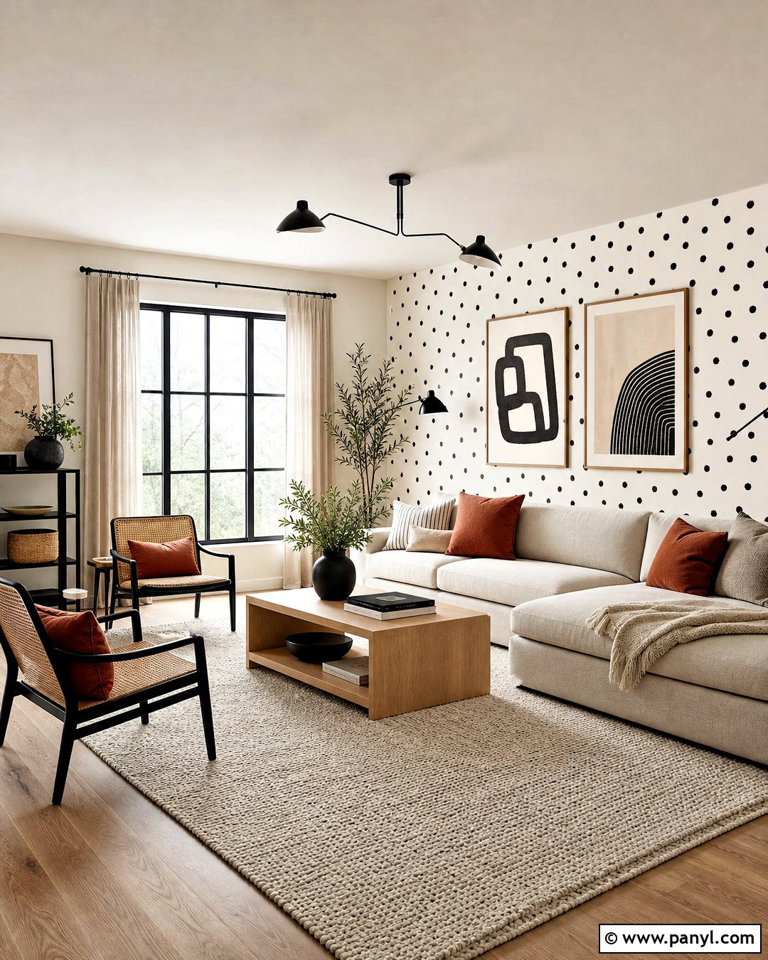 Black And White Spot Wallpaper Living Room - 20 spot wallpaper ideas