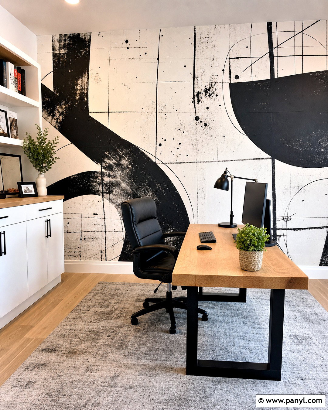 Black And White Spray Paint Wall - 20 spray paint wall ideas