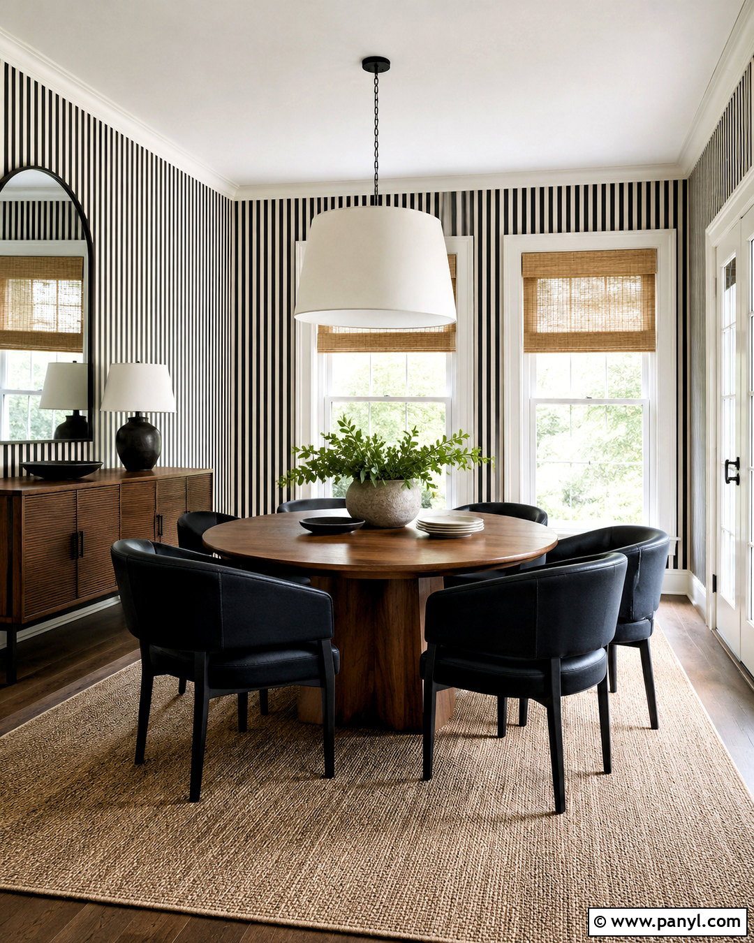 Black And White Striped Wallpaper - 20 black and white pattern wallpaper ideas