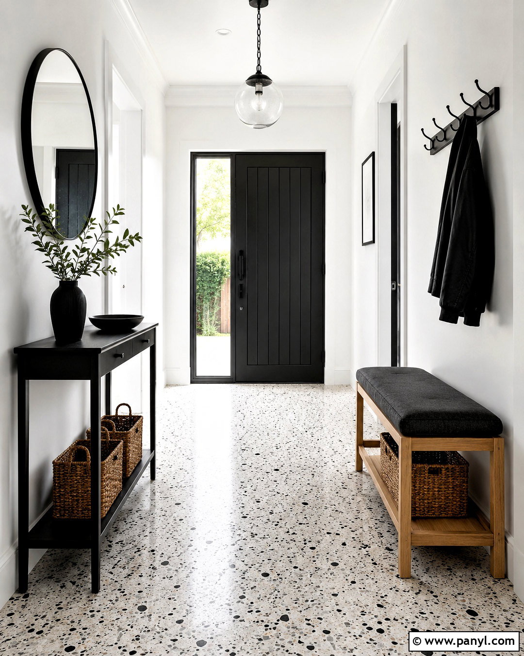 Black And White Terrazzo Texture - 20 black and white textures